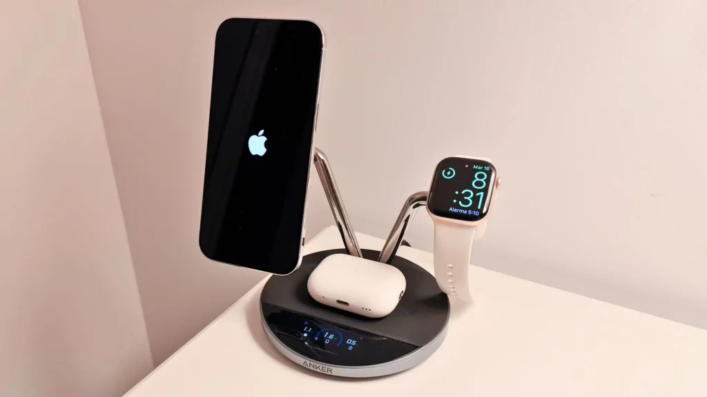 Análisis Anker Prime estación de carga inalámbrica 3 en 1 para iPhone, Apple Watch y AirPods Análisis Anker Prime estación de carga inalámbrica 3 en 1 para iPhone, Apple Watch y AirPods