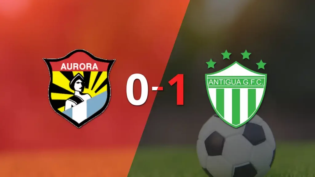 Antigua GFC venció 0-1 a Aurora FC en la primera semifinal Antigua GFC venció 0-1 a Aurora FC en la primera semifinal