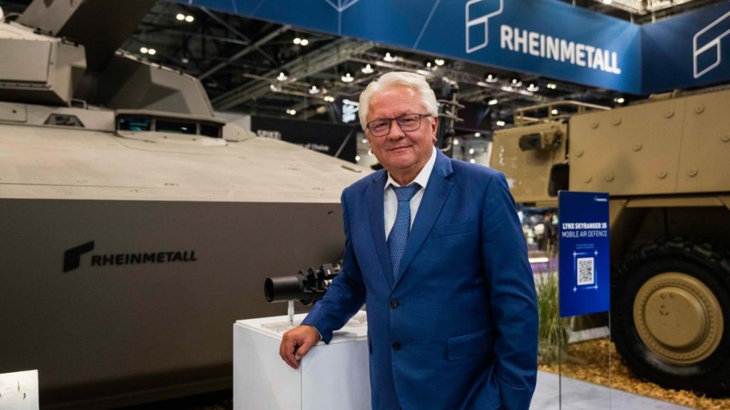 Armin Papperger, jefe de Rheinmetall, el rostro del rearme alemán