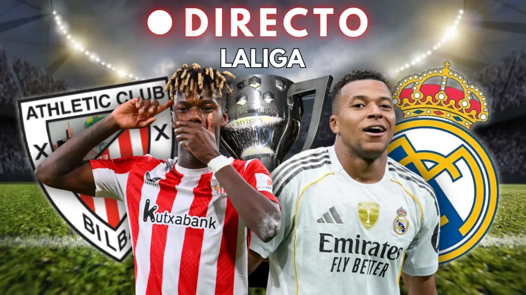 Athletic Club - Real Madrid de LaLiga, en directo: goles y última hora del partido adelantado de la jornada 19