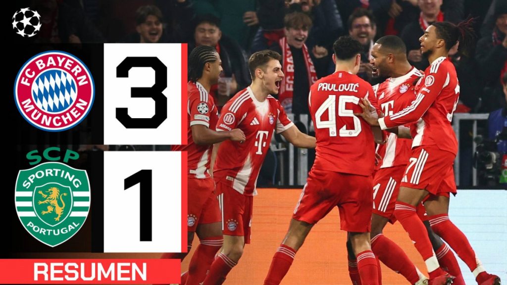 Bayern Múnich 3-1 Sporting de Portugal