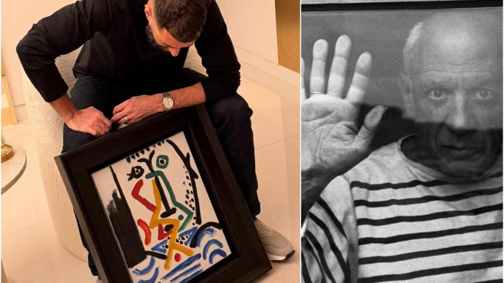 Benzema regala un Picasso