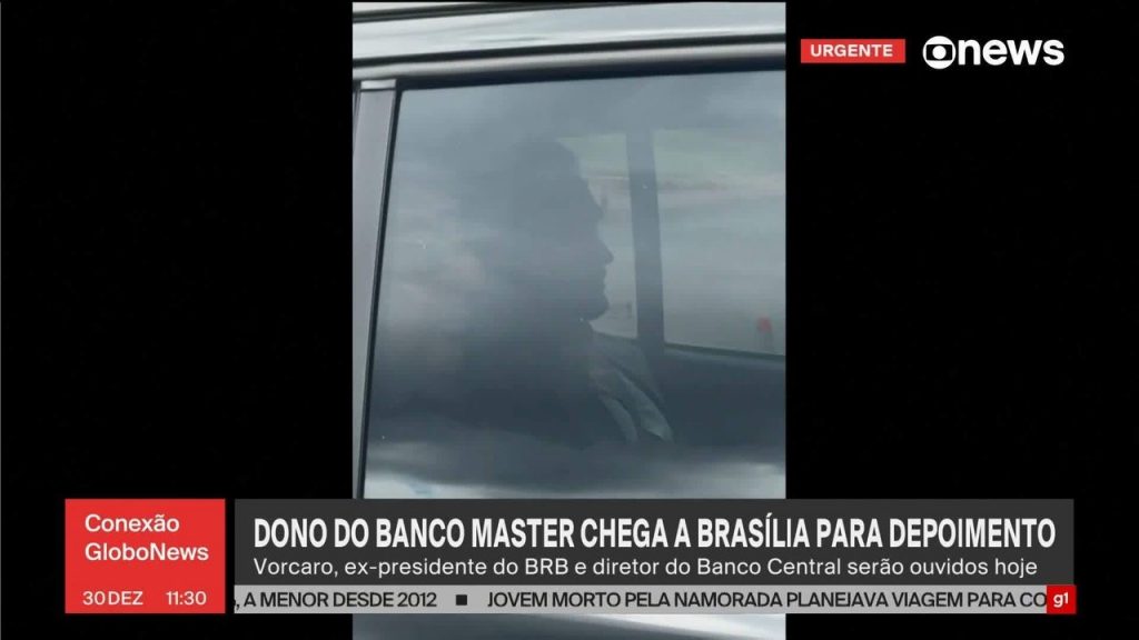 Daniel Vorcaro chega a Brasilia para depoimento Daniel Vorcaro chega a Brasilia para depoimento