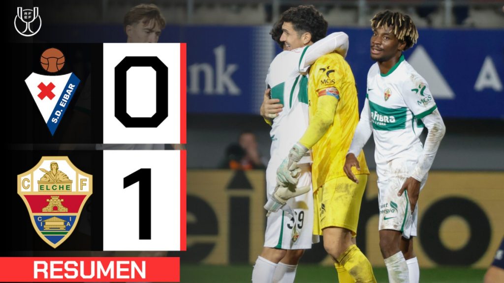 El Elche resiste y vence en Eibar