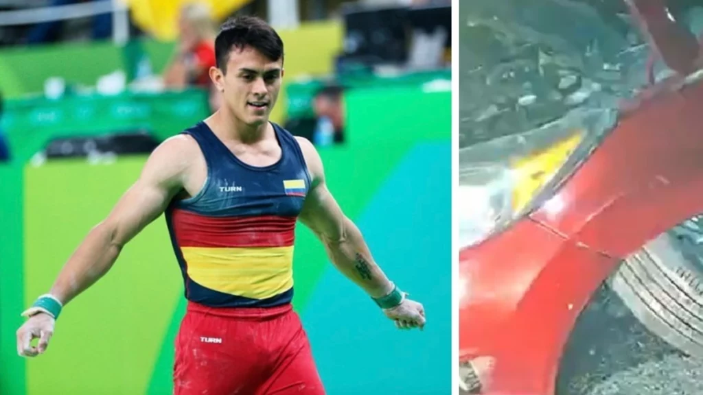 El gimnasta Jossimar Calvo y su esposa resultaron heridos en un atentado contra torres de energía en Cúcuta.