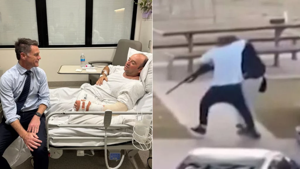 El hombre que desarmó a uno de los atacantes en la playa Bondi, en Australia, fue fotografiado en el hospital mientras se recuperaba del ataque.