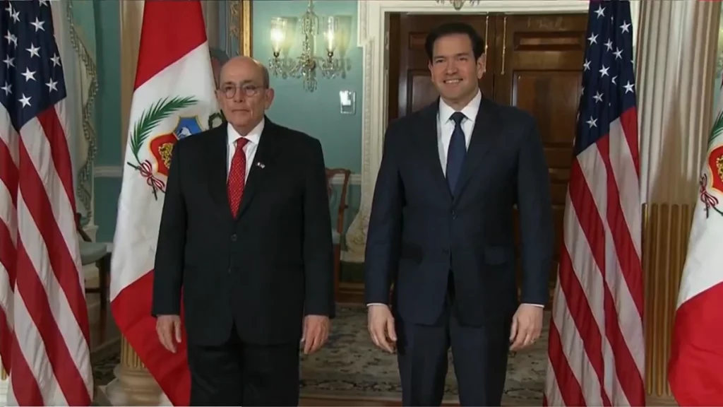 Estados Unidos y Perú reafirman la lucha contra el narcotráfico y la cooperación en minerales críticos