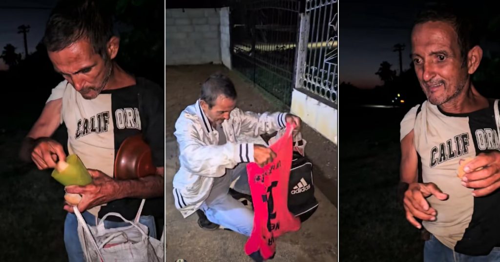 Familia auxiliar a un hombre desorientado que deambula por provincias del país