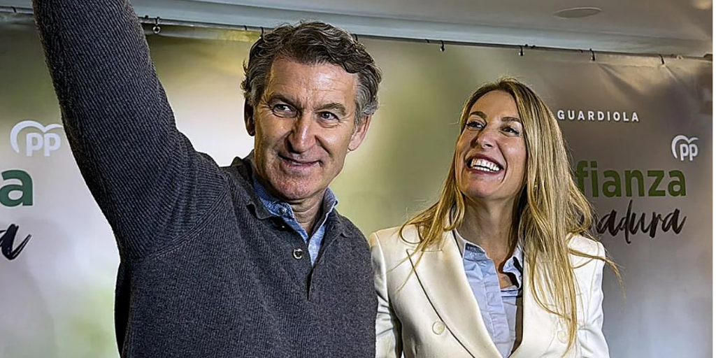 Feijóo pide a Extremadura «hablar claro» y evitar la «confusión» dando la victoria a Guardiola el 21-D Feijóo pide a Extremadura «hablar claro» y evitar la «confusión» dando la victoria a Guardiola el 21-D