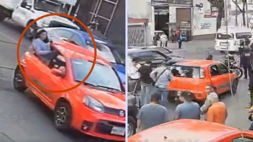 Frustran intento de secuestro de joven en calles de Naucalpan, los locatarios salieron al escuchar los gritos | VIDEO