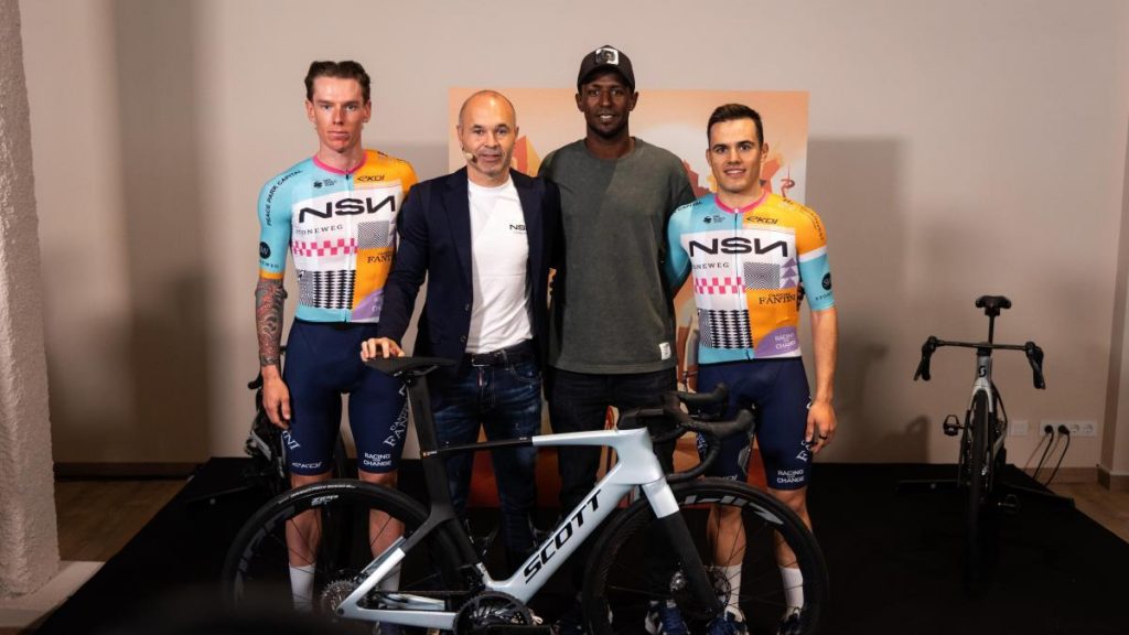 Girmay lidera el NSN, el nuevo equipo ciclista de Iniesta: “Podemos hacer grandes cosas”