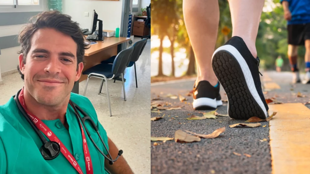 ‘Hay que caminar a un ritmo rápido para que el corazón se acelere’ 'Hay que caminar a un ritmo rápido para que el corazón se acelere'