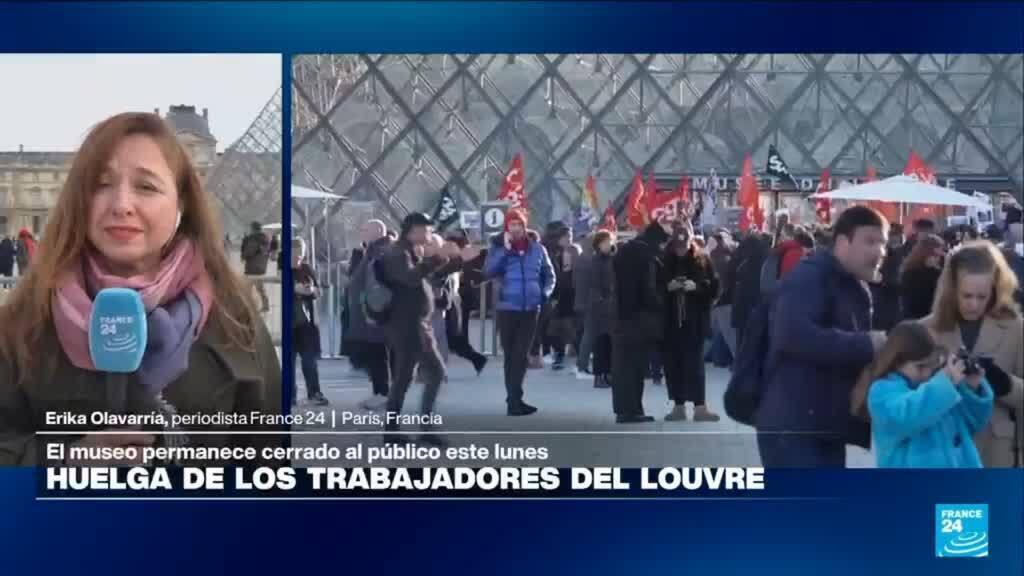 Informe desde París: el museo del Louvre cierra por huelga de trabajadores Informe desde París: el museo del Louvre cierra por huelga de trabajadores