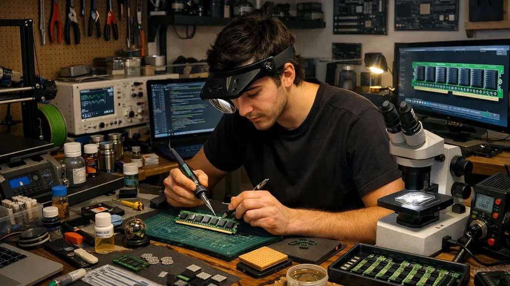 La crisis es tal que muchos usuarios están comenzando a montar sus propios módulos caseros de memoria RAM.