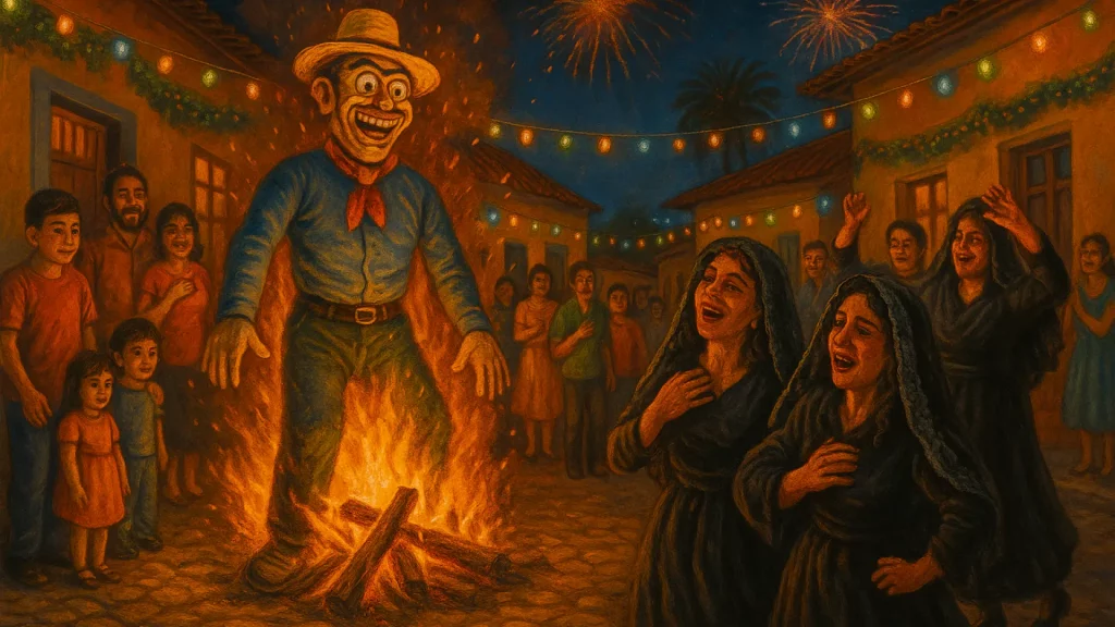 La curiosa tradición latinoamericana de quemar el 'Año Viejo'