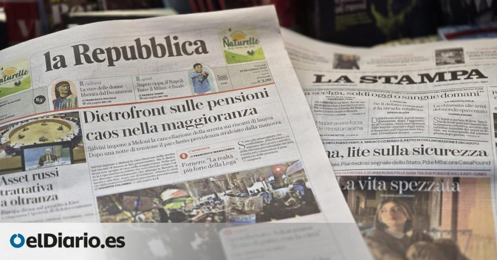 La operación de compra de dos periódicos históricos por un magnate afín a Trump amenaza el pluralismo en Italia