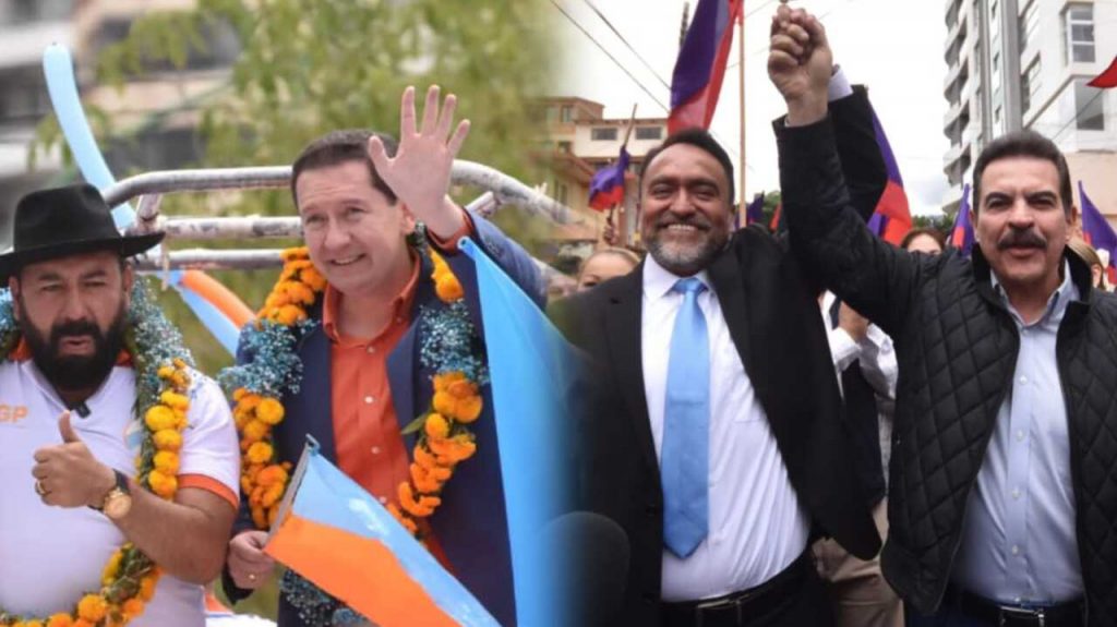 Manfred-'Vikingo' y Sánchez-Rioja, las duplas que van por la Alcaldía y Gobernación en la Llajta