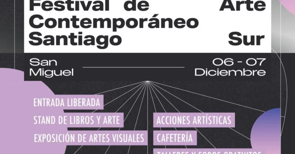 San Miguel celebra Festival de Arte Contemporáneo Santiago Sur