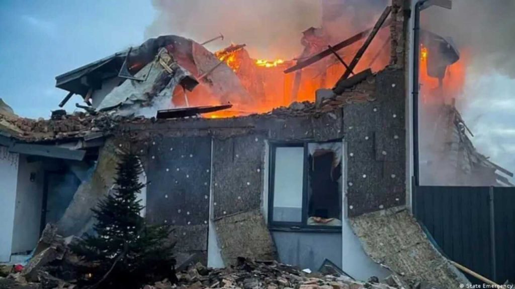 Ucrania, bajo ataque masivo de misiles y drones rusos Ucrania, bajo ataque masivo de misiles y drones rusos