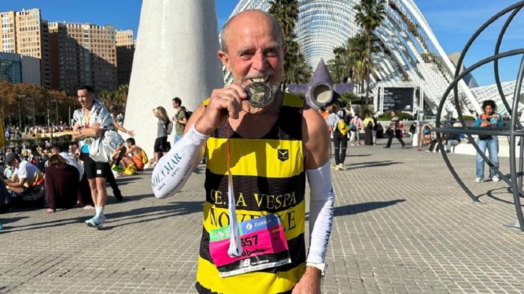 Vicent Úbeda Valls, el hombre que ha batido un récord de España de maratón a sus 70 años