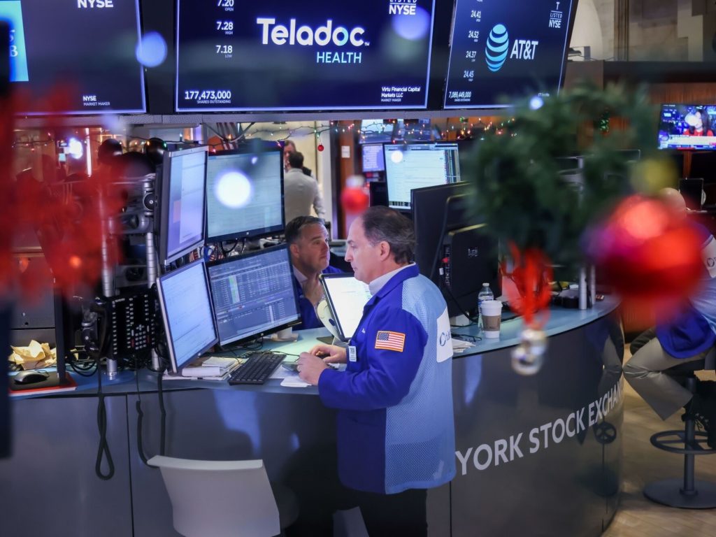Wall Street alcanzó un doble récord en la previa de Navidad