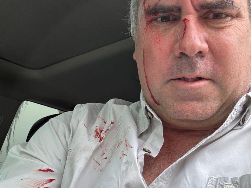 atacaron a balazos al candidato a presidente Rafael Belaúnde