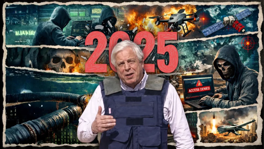 cables submarinos, hackers y drones, "nunca había visto un año tan peligroso como 2025"