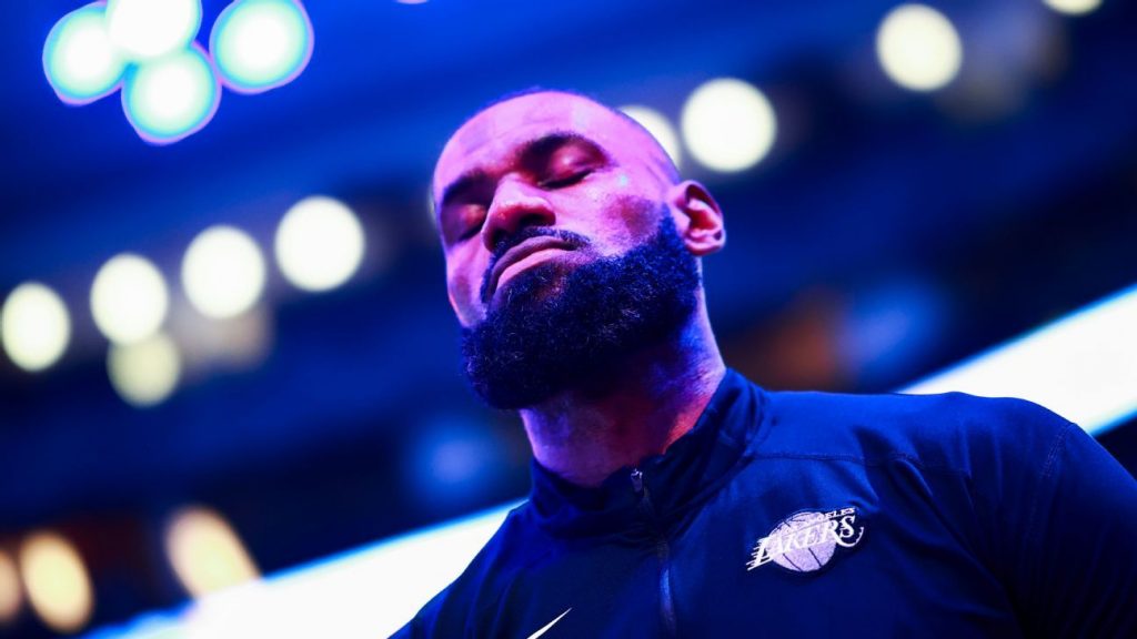 ¡Caiu a secuencia! LeBron James ganó 10 puntos por primera vez desde 2007