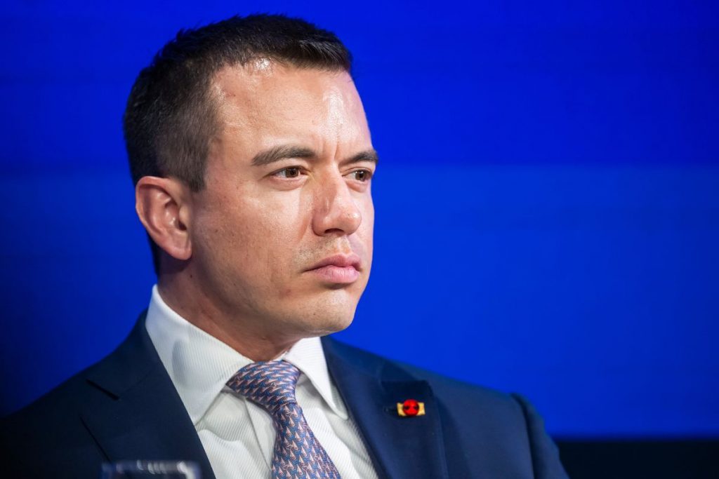 Agenda de Daniel Noboa en Davos, qué reuniones tiene el presidente este 21 de enero