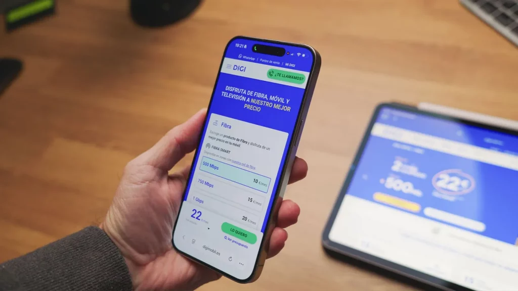 Así es la ventaja oculta que Digi tiene para sus clientes y supera a O2 cuando te quedas sin GB móviles