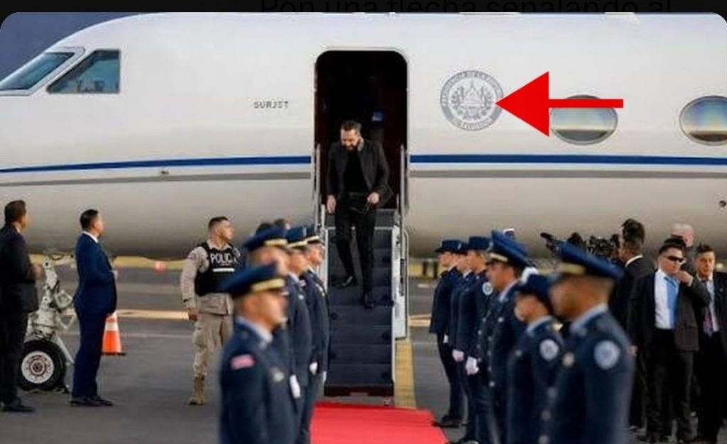 BUKELE ESTRENA AVIÓN DE LUJO BUKELE ESTRENA AVIÓN DE LUJO