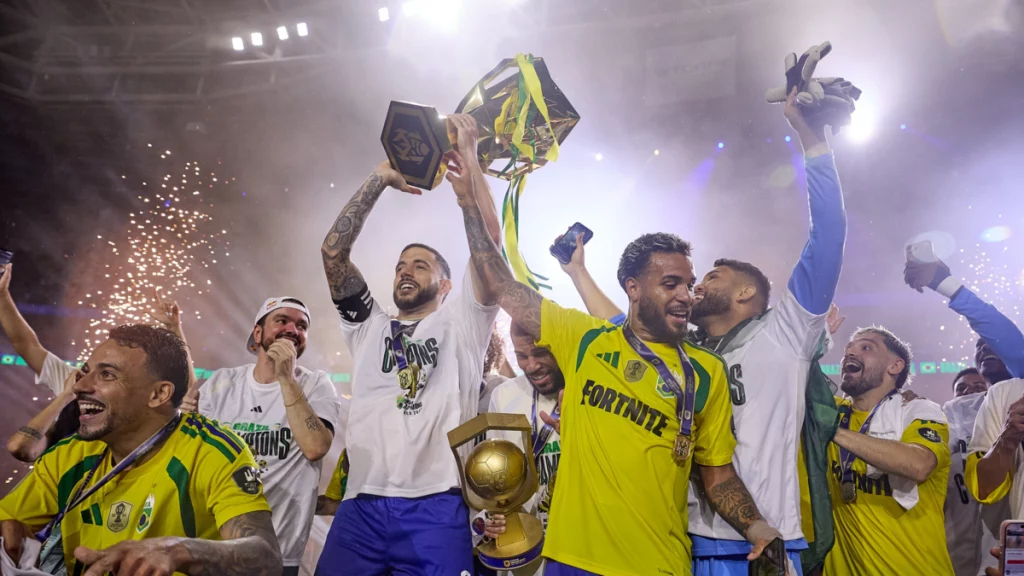 Brasil, otra vez campeón mundial de la Kings League, al derrotar a Chile en la final: Neymar, Ronaldo y Vidal, protagonistas