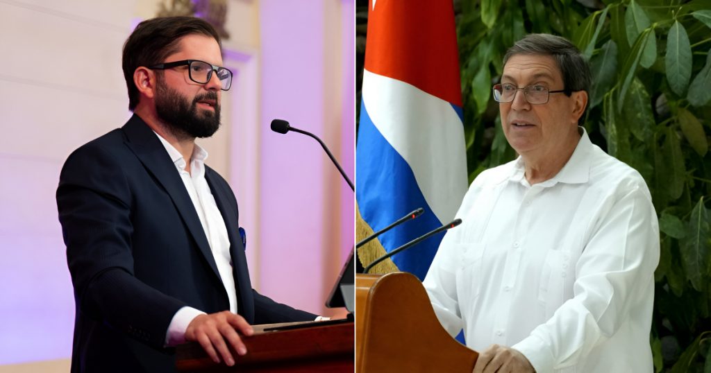 Bruno Rodríguez acusa al socialista Boric de “oportunismo político” tras criticar al régimen cubano