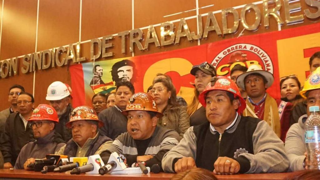 COB denuncia que el Gobierno estaría 'incumpliendo' acuerdo y llama a un ampliado