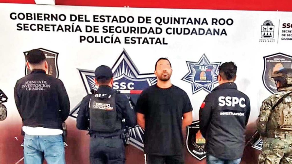 Cae prófugo de justicia UE detenido en Playa Carmen
