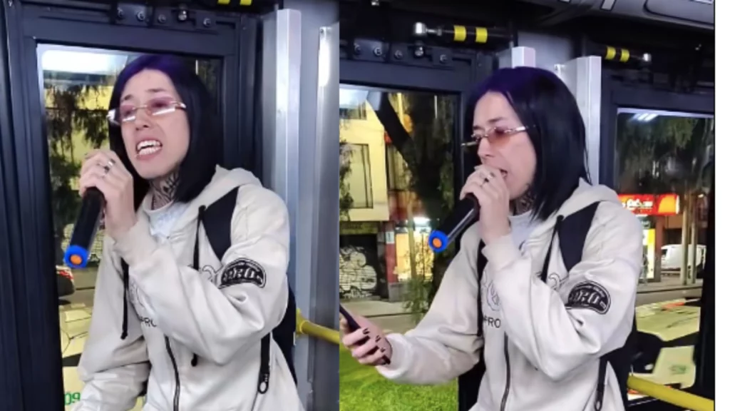Cantante en TransMilenio sorprenderá con su talento al cantar música llanera