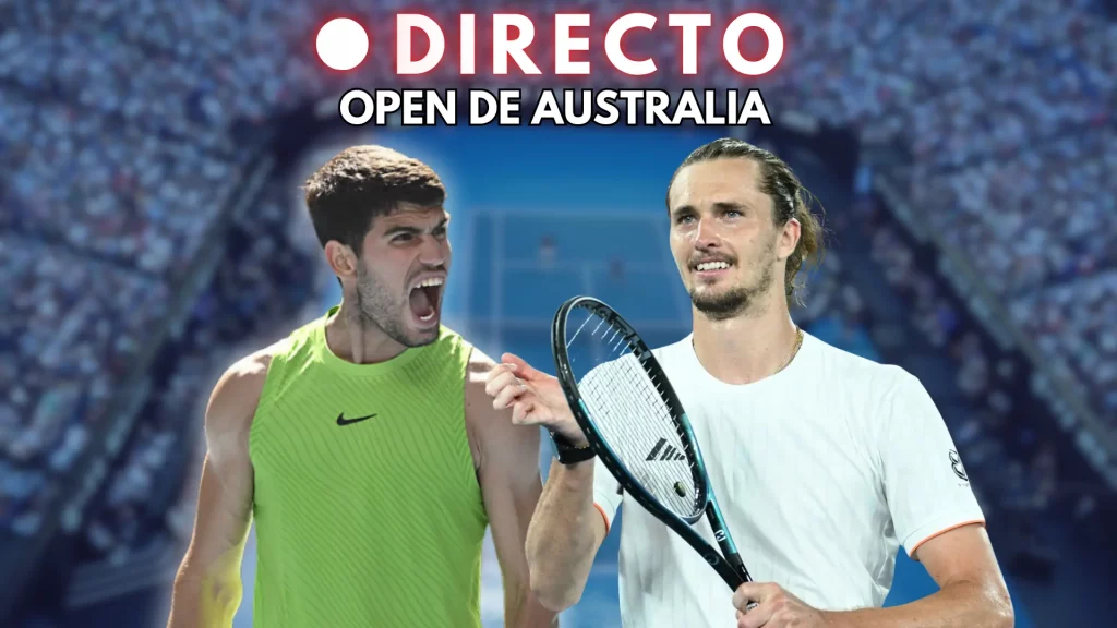 Carlos Alcaraz - Alexander Zverev en el Open de Australia, hoy en directo: última hora de las semifinales de Melbourne