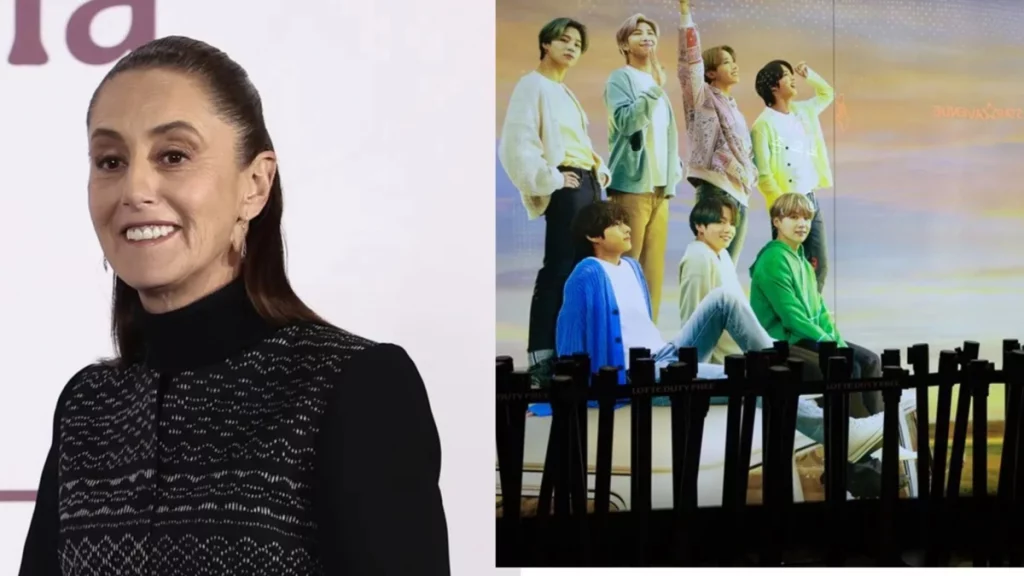 Claudia Sheinbaum, presidenta de México, envió una 'nota diplomática' a Corea del Sur para pedir más fechas de BTS en México