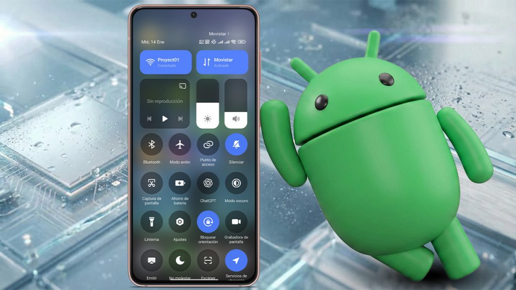 Cómo organizar los iconos rápidos de la barra de notificaciones