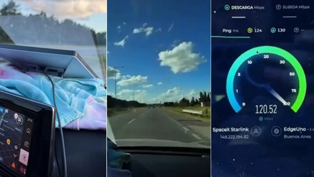 Cuidado con llevar la antena de Starlink en el parabrisas del auto: cuál es el riesgo
