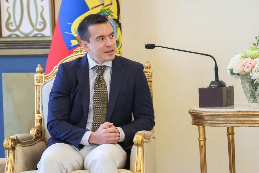 Daniel Noboa retoma su agenda en Ecuador y participará de conferencia sobre drogas
