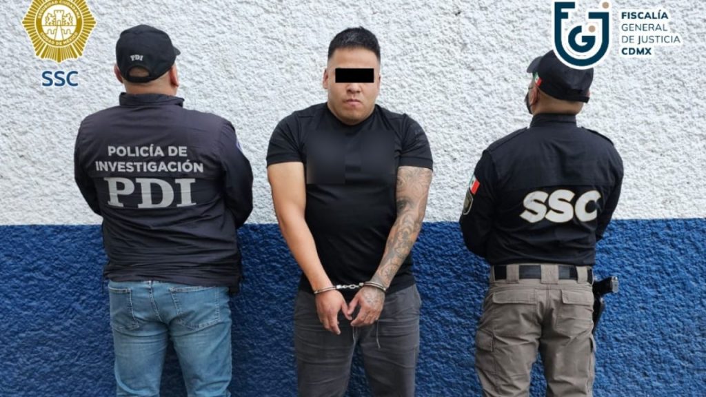 Detienen a Sergio Iván “N”, alias “M24”, integrante de “La Unión Tepito”