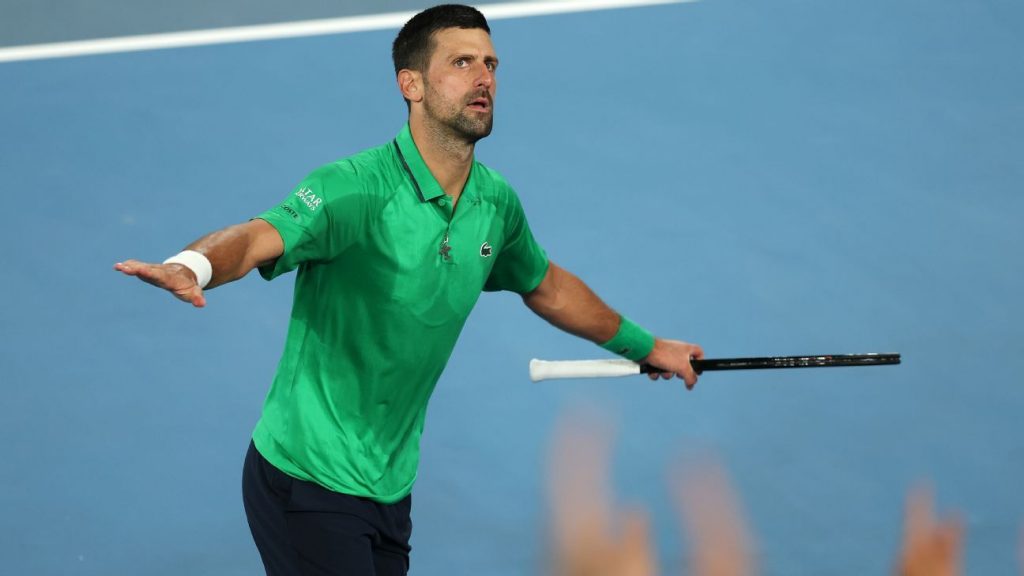 Djokovic vence a Van de Zandschulp y gana 400 victorias en Grand Slam en la carrera