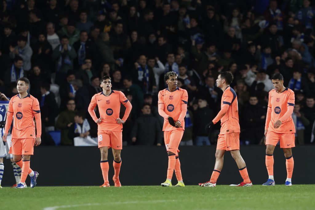 El Barcelona cayó ante la Real Sociedad del venezolano Aramburu y pasó ventaja en LaLiga