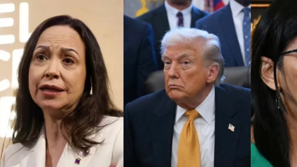 El presidente Donald Trump dice por qué respaldó a Delcy Rodríguez y no a María Corina Machado en Venezuela tras la captura de Nicolás Maduro