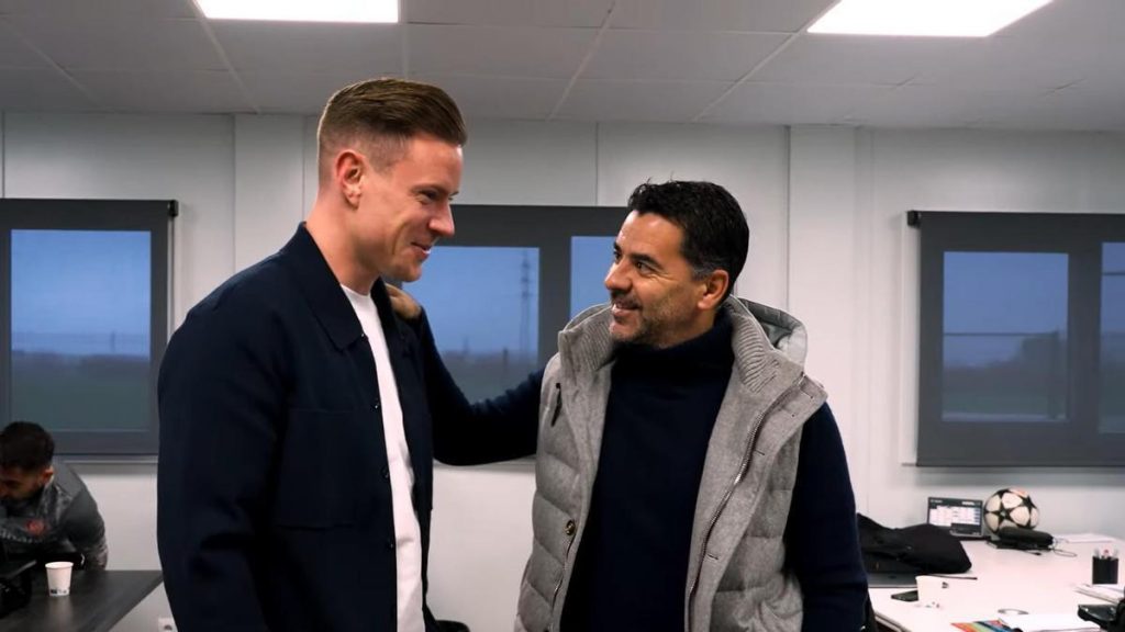 El primer día de Ter Stegen con el Girona: "Estoy un poco nervioso"