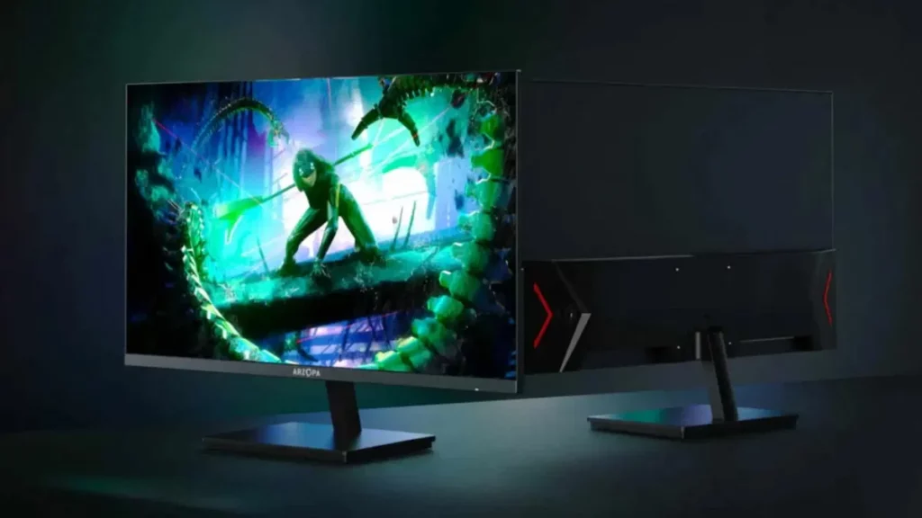 Es de 27 pulgadas, admite juegos a 180 Hz y tiene un grosor ridículo.