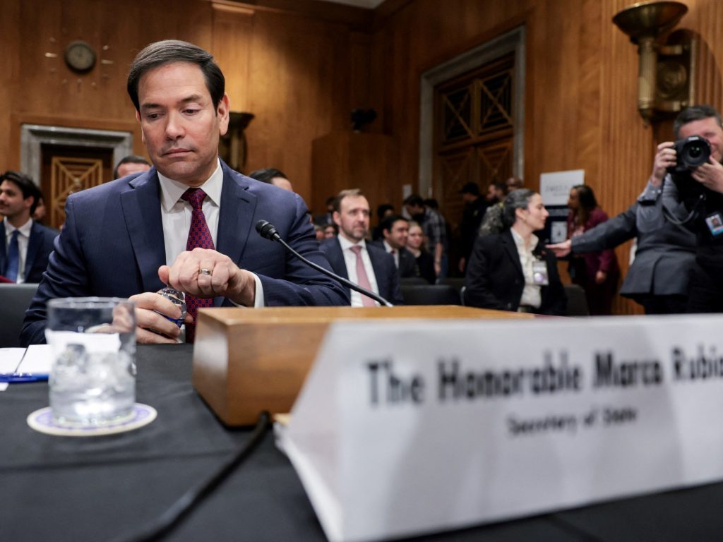 Estados Unidos podría usar la fuerza para asegurar la cooperación de Venezuela, dice Marco Rubio al Congreso Estados Unidos podría usar la fuerza para asegurar la cooperación de Venezuela, dice Marco Rubio al Congreso