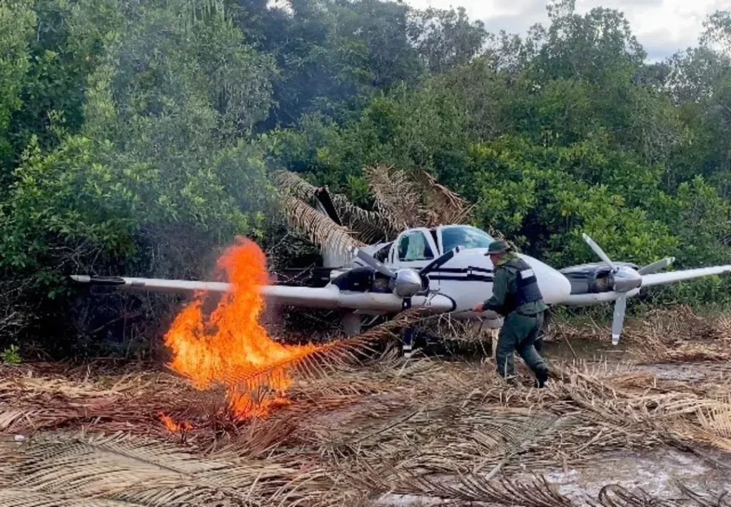 Fanb se atribuyó la destrucción de tres aeronaves vinculadas al narcotráfico en Amazonas (FOTOS)