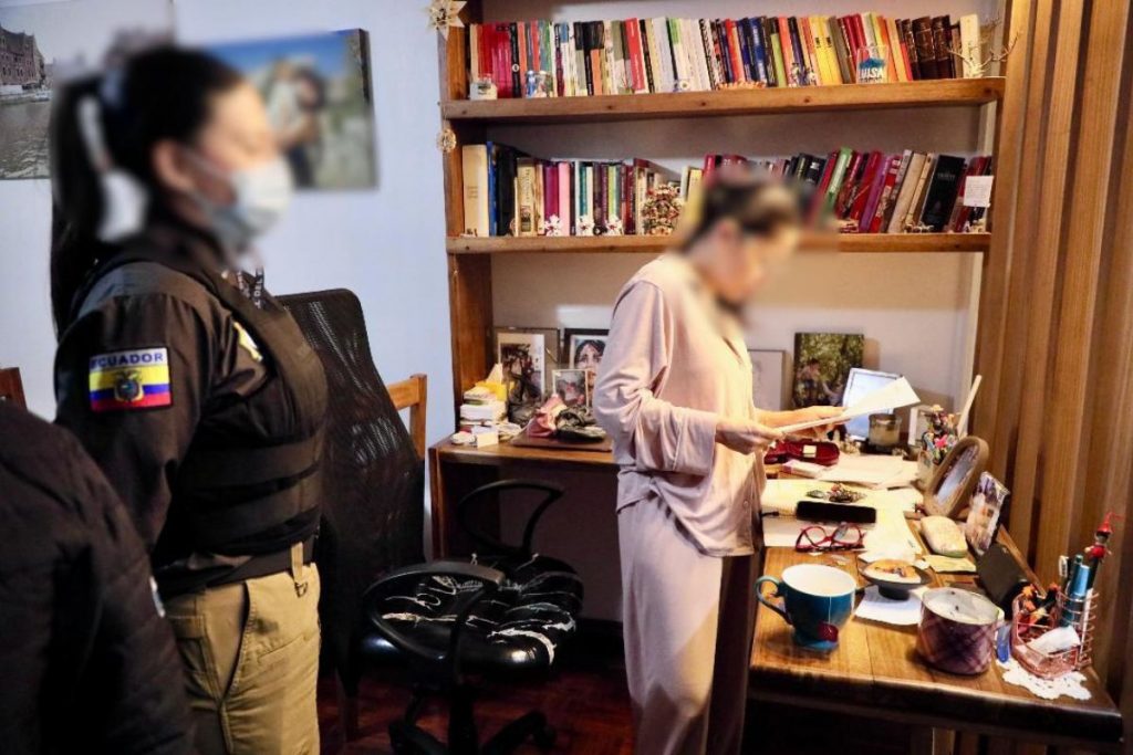 Fiscalía de Ecuador allanó el inmueble de Luisa González por presunto financiamiento ilícito